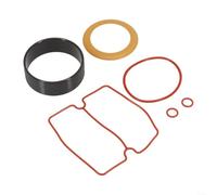 Oil-Free Air Compressor Cylinder Sleeve 63.5mm pour piston Ring Kit Rubber Sealing Ring Set for 550W 600W Air Compressor Cylinder pour piston Cylinder Sleeve Kit with 4pcs Nitrile Gaskets (For 550W)