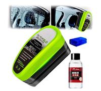 Oil Free Car Glass Brushes, laixa Oil-Free Car Glass Brushes, Upgrade 2.0 Clear Vision Glass Cleaner, Oils Film Cleaning Brush for Auto, Glass Oils Film Remover, Improves Clarity (1, Set)