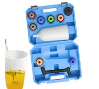 Oil Funnel Kit - Quick Pouring Spill-Proof Tool Fits Most Vehicles,