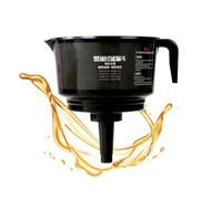 Oil Funnel, Separator Tool, Heavy Duty Filtering Accessory for Black Truck Car Motorcycle Boat Tractor, Water Separator Vehicle Maintenance, Mens Garage Automotive Use