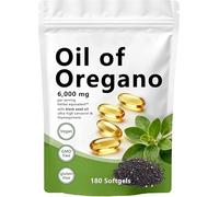 Oil of Oregano Softgels,180 Count | 2 in 1 Formulated with Black Seed Oil, Gluten Free4X Strength Carvacrol & Thymoquinone, Non-GMO (1)