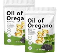 Oil of Oregano Softgels,180 Count | 2 in 1 Formulated with Black Seed Oil, Gluten Free4X Strength Carvacrol & Thymoquinone, Non-GMO (2)