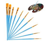 Oil Paint Brushes - Watercolor Painting Brush Set, Flexible Smooth Brushes | Acrylic Watercolor Art Tool System, Paint Brush Set Solution for Artists Students Professionals