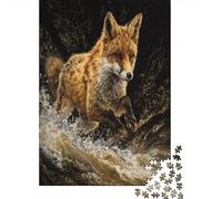 Oil Painting of FBœuf Jumping Over Canvas Cadeau Unique Décoration Intérieure Jeu ÉduChatif Challenge Toy Adultes & Enfants des 14 Ans 38x26cm/1000pcs