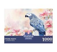 Oil Painting Parroquet Puzzle 1000 Pièces Adultes intéressant Puzzles 1000 Pièces Jeu De Team Bâtiment Cadeau 38x26cm/1000pcs