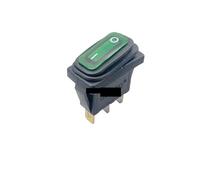 Oil proof power supply with rocker switch KCD3 two gear with light and high current NWPNLXEA(Green,2 legs without light)