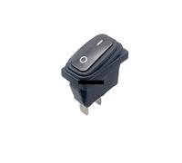 Oil proof power supply with rocker switch KCD3 two gear with light and high current NWPNLXEA(Nero,3 legs with lights)