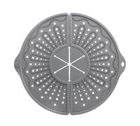 Oil Splatter Guard - 35cm Silicone, Silicone Frying Screen, Heat Resistant | Non Slip, Pan Splash Cover, Stove Grease Shield For Home, Kitchen, Apartment, Camping, Cooking, Stove, Skillet, Fryer
