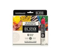 Oil stick - Extra-fine - Solide - - 6 couleurs - Set découverte
