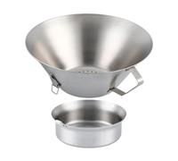 Oil Strainer Basket - Fine Mesh Frying Filter for Kitchen Cooking | Stainless Steel with Long Handle Design, Grease Draining Tool Perfect for Bacon Chicken Fries BBQ Meal Prep