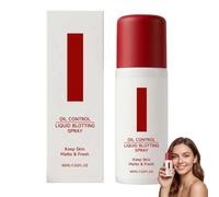 Oil Sucker Liquid Blotting Touch Up Spray,Fixateur maquillage spray,Spray matifiante visage,Mist for Shine & Sebum Absorption, Instant Matte Finish Touch-Up, Keep Skin Matte & Fresh