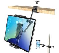 Oilcan Support Tablette de Cuisine [Réglable Multi-Angle] Support iPad pour Bureau Table Etagère avec Bras Métal pour iPad Pro 12.9 Air Mini, Galaxy Tab Ultra, Fire, Téléphones de 6-14.6" etc