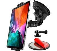 Oilcan Support Tablette Voiture Pare Brise Ventouse, Porte Caméra Pare Brise Voiture, Support Tableau Bord Pare Brise Automobile pour iPad Pro 12.9 Air Mini, Galaxy, iPhone, Caméra Gopro Hero etc