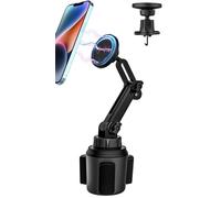 Oilcan Support Téléphone Voiture Magnétique [2-Pack] Support Téléphone Porte Gobelet Voiture Magsafe & Support Aimanté Grille Aeration Voiture pour iPhone Série/étui MagSafe/Tous Les Phone