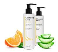 Oïléna Lait Micellaire Démaquillant 3-en-1 Visage et Yeux - à l’Aloe Vera & Vitamine E - Nettoyant Doux Peaux Sensibles - 2 x 200 ml