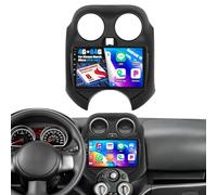 OiLiehu 4G+64G/8 Cœurs Qualcomm Android 15 Autoradio pour Nissan March Micra 2010-2017 avec CarPlay Android Auto sans Fil, 9“ Écran Tactile avec Lien Miroir GPS WiFi Bluetooth FM/RDS DSP EQ SWC Caméra