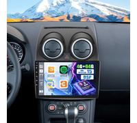 OiLiehu 4G+64G/8 Cœurs Qualcomm Android 15 Autoradio pour Nissan Qashqai J10 2006-2013 avec CarPlay Android Auto sans Fil, 9“ Écran Tactile avec GPS WiFi Bluetooth FM/RDS DSP EQ SWC Caméra Arrière