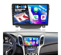 OiLiehu 4G+64G Android 13 Autoradio pour Hyundai I30 2011-2015 avec CarPlay Android Auto sans Fil, 9“ Écran Tactile 2 Din Radio avec GPS WiFi Bluetooth Lien Miroir FM/RDS EQ SWC Caméra Arrière