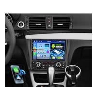 OiLiehu 6+128G 8 Cœurs Android 13 Autoradio pour BMW Series 1 E81 E82 E87 E88 2008-2012 avec CarPlay Android Auto sans Fil, 9“ IPS Écran Tactile avec GPS WiFi Bluetooth FM RDS DSP EQ SWC Caméra