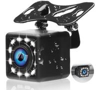 OiLiehu Caméra de Recul avec Vision Nocturne, Camera de recul Étanche IP67, Grand Angle 170°, 12 LED Vision Nocturne Caméra Arrière Voiture pour Voitures/Camions/SUV/RV + Câble Vidéo de 6M