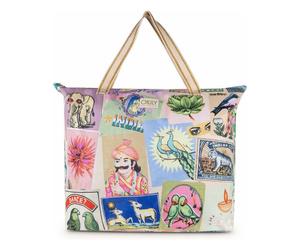 Oilily Flaming Symbols Sac de shopper 73 cm blanc