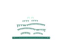 Oillets et pare-chocs de raquette de tennis Wilson Blade 104 V10 B&G Vert TU