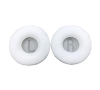 Oilmal Coussin de rechange pour casque gauche et droite, coussinets confortables compatibles avec JBL Tune600 T500BT T450, coussinets en mousse à mémoire de forme, blanc