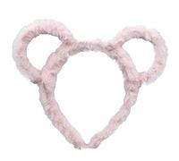 Oilmal Serre-tête rond en peluche épaisse pour femme avec oreilles d'ours de souris