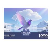 oimeru1000 Pièces Puzzlefaune Sauvage Assorties, pour Adultes Et Enfants À Partir De 12 Ans Jeu D'Intelligence Parfaitpourla Détente Paysagedes QuatreSaisons 38x26cm/1000pcs