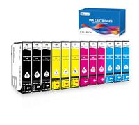 OINKWERE Lot de 12 Cartouches d'encre compatibles avec Epson 603XL Multipack pour Epson Expression Home XP-2100 XP-2105 XP-3100 XP-3105 XP-4100 XP-4105 Workforce WF-2810 WF-2830 WF-2835