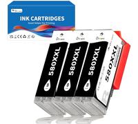 OINKWERE PGI 580XXL 3-Paquets PGBK Noir Cartouches d'encre Remplacement Compatible pour Canon 580 pour Pixma TS6150 TS6151 TS6250 TS6251 TS6350 TS6351 TR7550 TR8550 TS8150 TS8250 TS9150 (3-Pack PGBK)