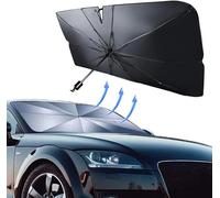 OINTJWWO Parapluie Pare-Soleil de Voiture pour Ford Focus 2015-2018, Portable Pliable Protection Solaire Anti-UV Isolation Thermique Couverture Pare-Brise Accessoires