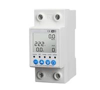 Oiqippnbv 2P Tuya Commutateur intelligent de protection contre les fuites WiFi 63 A Surveillance de la tension du courant Disjoncteur Minuteur Compteur de puissance