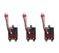 Oiqippnbv 3X Contrôleur de Vitesse ESC sans Balais pour SCY 16101 16102 16103 16201 Pro 1/16 Mise à Niveau de Voiture RC sans Balais Pièces Accessoires
