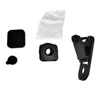 Oiqippnbv Objectif de Film Mobile 1,55X Objectif Anamorphique Grand Écran pour Téléphone Portable Objectif de Téléphone Portable Noir Objectif Vidéo Brossé Blu-Ray pour Film