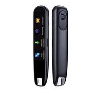 Oiqippnbv Stylo de lecture professionnel Traducteur WiFi Scan Stylo de lecture 112 langues hors ligne Stylo de dictionnaire pour voyage d'affaires Noir