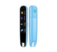 Oiqippnbv Stylo de lecture professionnel Traducteur WiFi Scan Stylo de lecture 112 langues hors ligne Stylo de dictionnaire pour voyage d'affaires Bleu