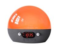 Oiqippnbv Sunrise Réveil haut-parleur Bluetooth pour chambre à coucher 11 bruits blancs Machine à son coucher de soleil Veilleuse Lumière de réveil pour enfants