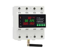 Oiqippnbv Tuya 3 phases 380 V 100 A WiFi Smart Bi-directional Energy Power KWh Meter Auto-Reclose Surtension Protecteur
