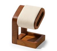 Oirlv Support de présentation en bois pour bijoux, étagère à bracelets et montres, support de rangement pour bijoux, étagère à montres, accessoires de présentation pour vitrine