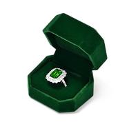 Oirlv Vert Foncé Velours Boîte à Bagues,Ecrin Bague, | Ring box Pour Proposition De Fiançailles,Mariage