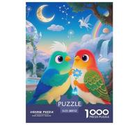 Oiseau 1000 Pièces Puzzle Animaux pour Enfants À Partir De 14 Ans, Parfait pour Les Amateurs De Puzzles, Cadeau, Jouet pour Enfant, Jeu Éducatif, Qualité Premium 52x38cm/1000pcs