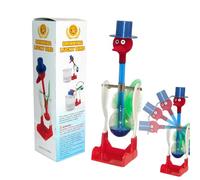Oiseau À Boire Transparent,bird Educational Toy,drinking Lucky Bird,Non Stop Liquid Drinking Glass Bird Funny Bird Drink Water Desk Toy,Prank Toy Interactive Development Educational Toy for Kids-A