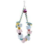 Oiseau À Mâcher Jouet Coloré Oiseau Bloc Jouets Perroquet Pause Broyage Pierres Cages Morsure À Mâcher Formation Jouets Perroquet Perruche Suspendu Minéral Building Blocks Bite À Mâcher Jouet