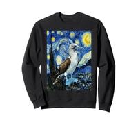 Oiseau à Pieds Bleus Van Gogh Nuit étoilée Art Sweatshirt