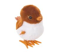 Oiseau à vent, jouet de moineau à battant, pas besoin de batterie pour retourner le jouet d'horlogerie de saut pour marcher pour les cadeaux de la boîte au trésor d'anniversaire, des récompenses