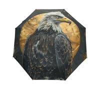 Oiseau Aigles De Style Européen Parapluie Pliant Enfant Garçons Filles Automatique Protection UV Parapluies Coupe-Vent pour Voyager