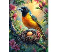 Oiseau avec des œufs dans un nid 1000 Pièces Puzzle Adulte En Carton Sans Déformation Faune sauvage et animaux de compagnie Très Difficile Haute Difficulté Anti-Stress Décoration Murale Idée Cadeau An