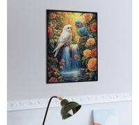 Oiseau Bleu de la Cascade Puzzle 300 Pièces pour Adultes Jeu De Réflexion Educa Assemblage Amusant Cadeau De Noël Décoration Murale Qualité Supérieure 300 PCS