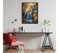 Oiseau Bleu de la Cascade Puzzle 500 Pièces pour Adultes Challenge Relaxant Educa 3D Décoration Artistique Cadeau De Fête Famille Détente 500 PCS